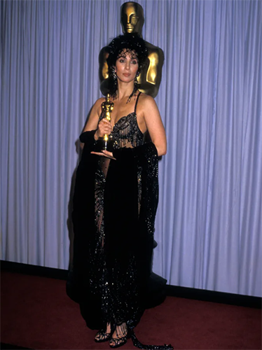 One of the most amazing costume designs of all time: Cher's 1988 Bob Mackie Oscars gown