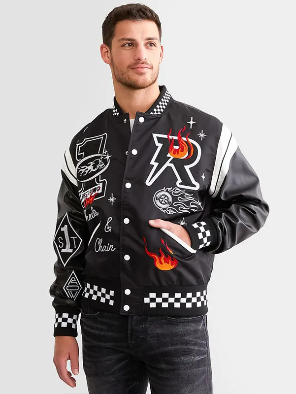 Men’s Embroidery Patch Jacket