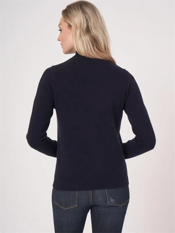 Plain Black Sweater For Women