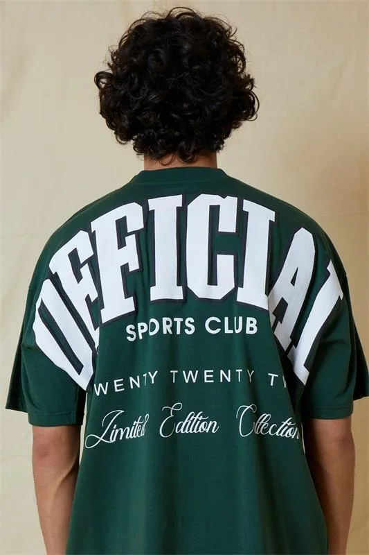 Green Baseball CLUB T-Shirt