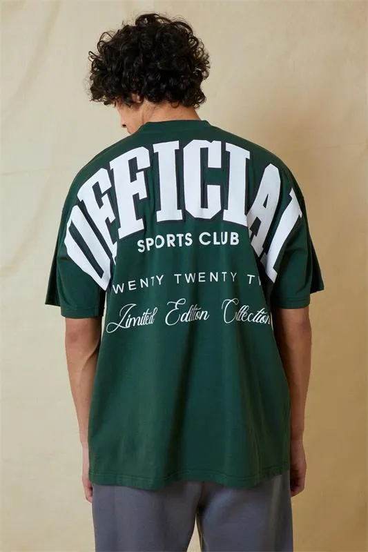 Green Baseball CLUB T-Shirt