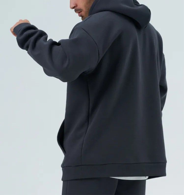 Solid black hoodie