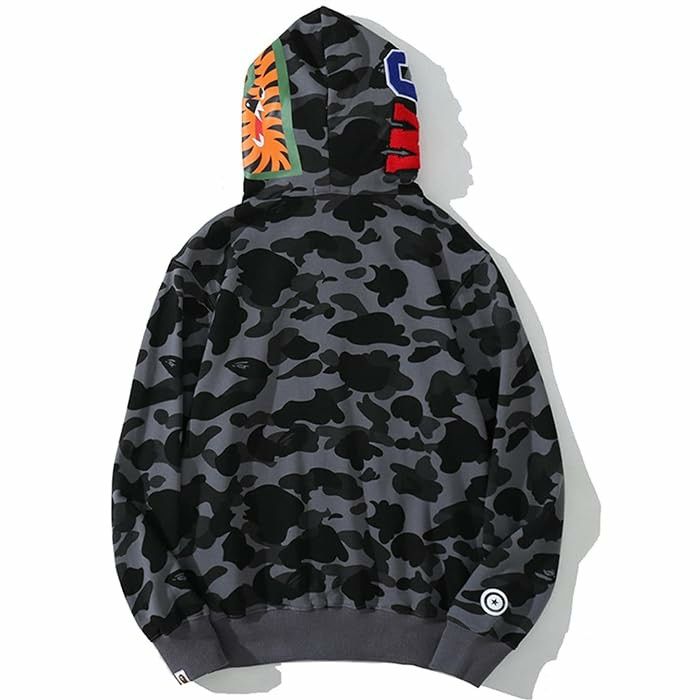 Camouflage shark hoodie