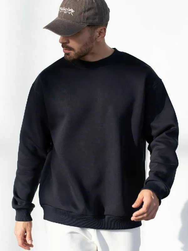 Men's solid color sweatshirt