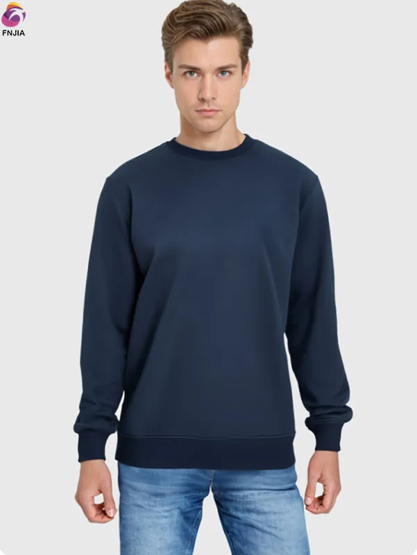 Solid color casual sweatshirt