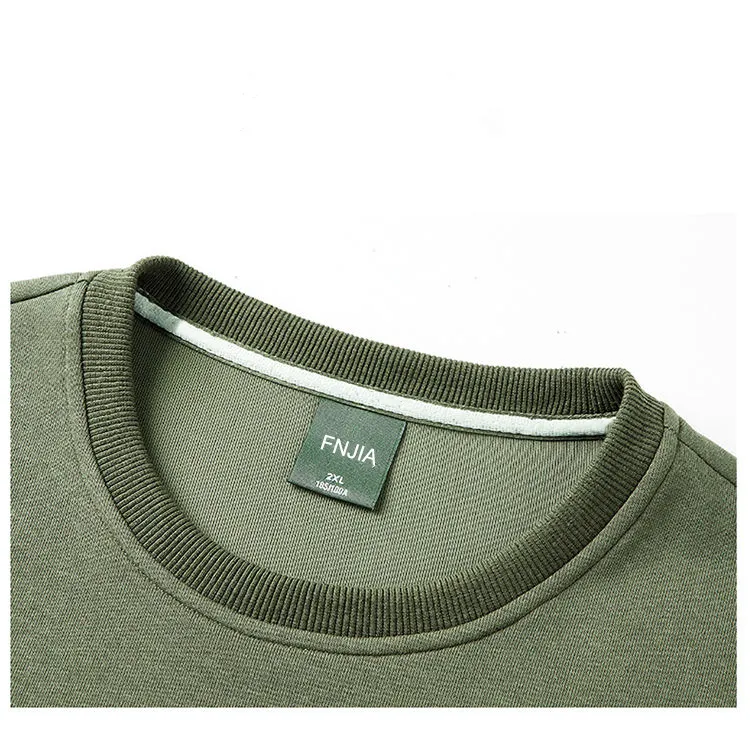 Solid color casual sweatshirt