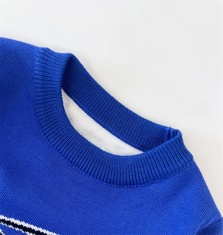 Blue helicopter kids sweater