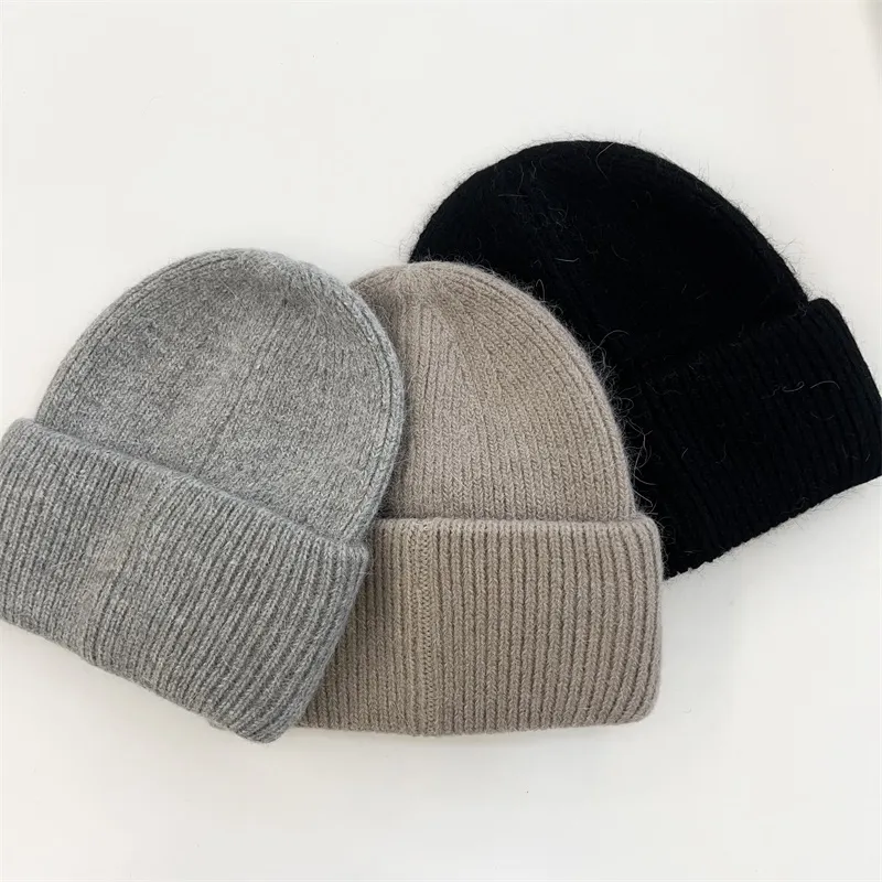 Pure color beanie