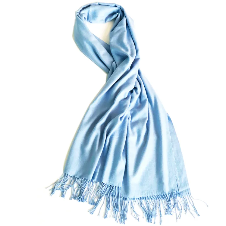 Solid color fashion scarf