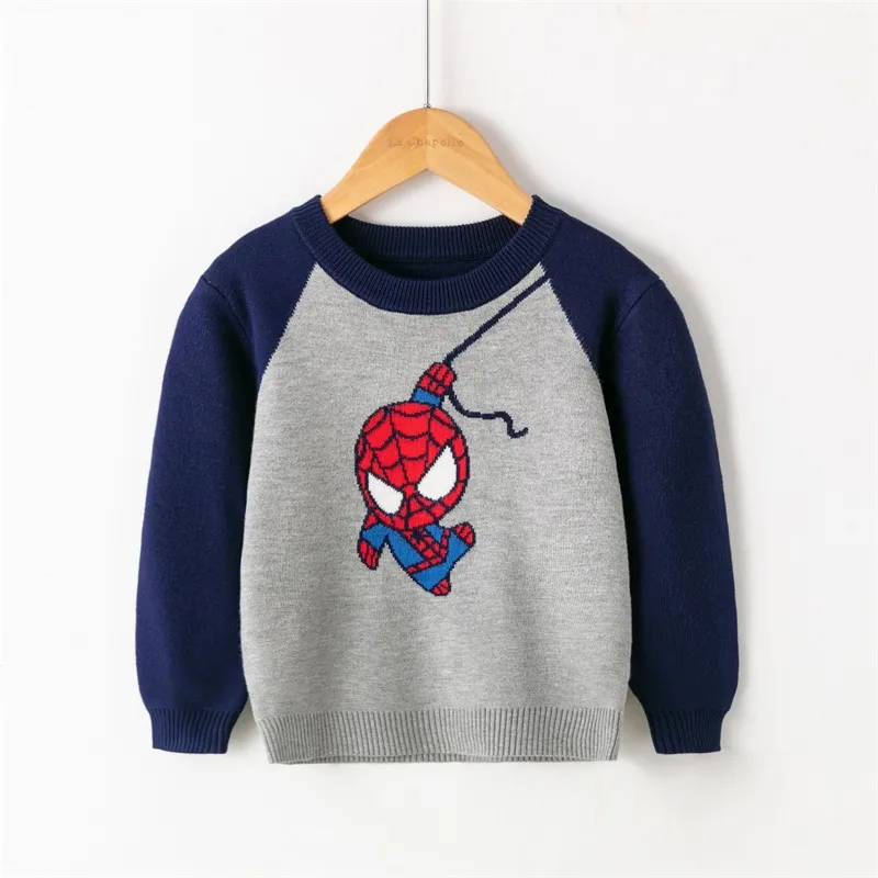 Spider-man jacquard sweater for kids