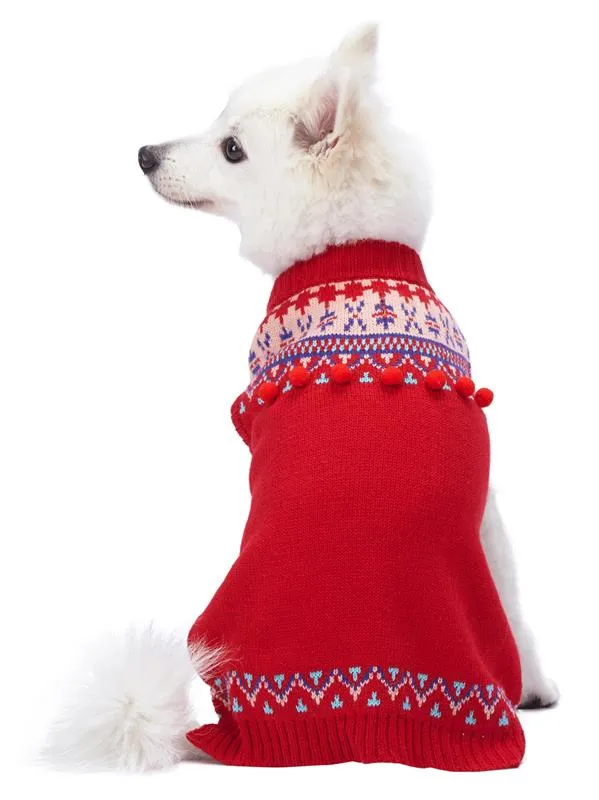 Red pets Christmas sweater