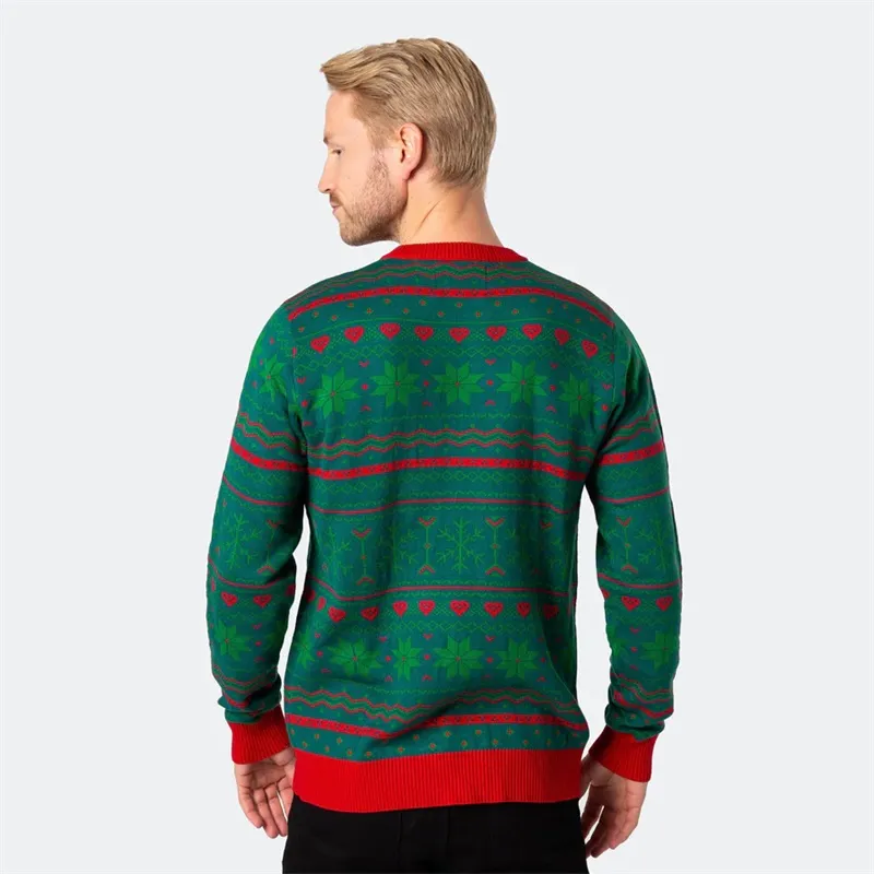 Men's reindeer Christmas sweater