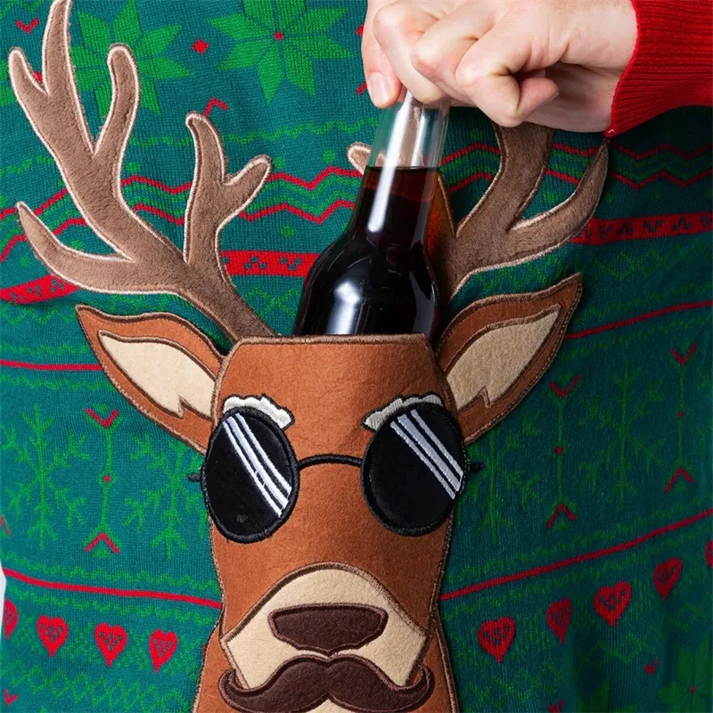 Men's reindeer Christmas sweater