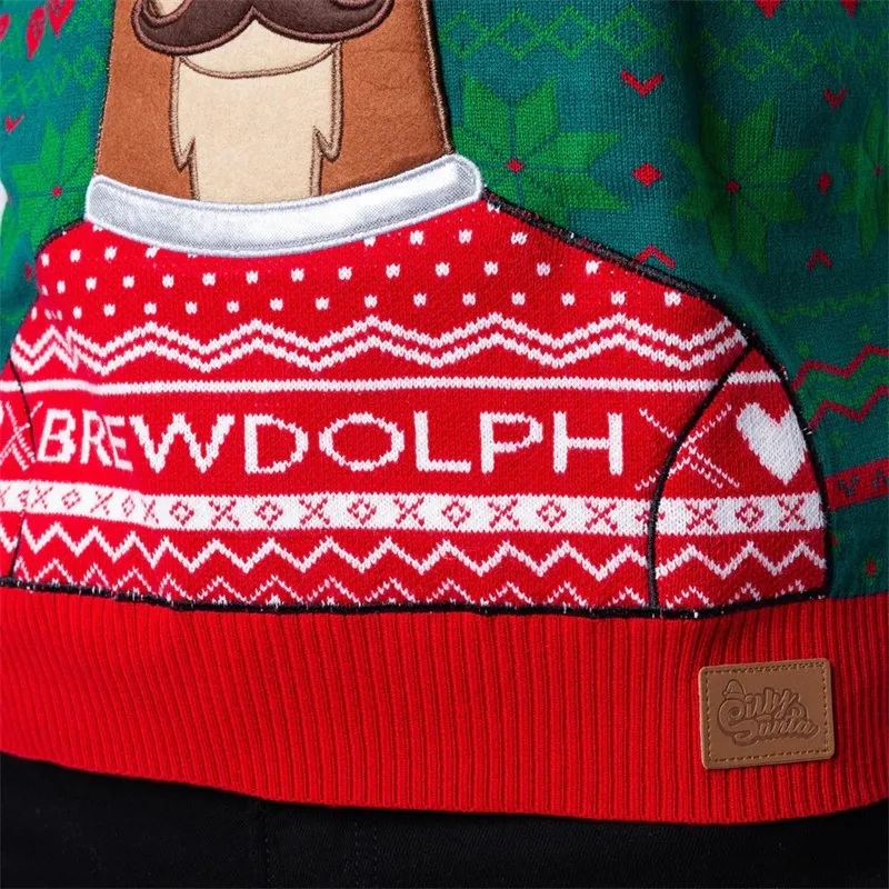 Men's reindeer Christmas sweater