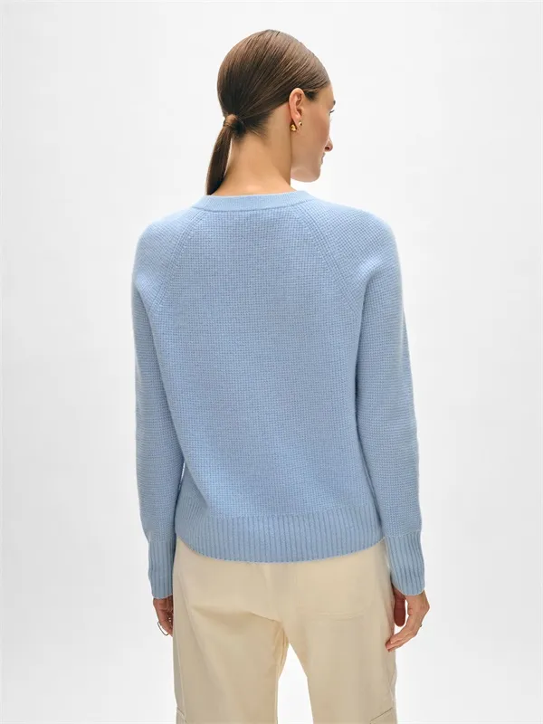 Starkught Blue Spring Casual Knit Women's Sweater